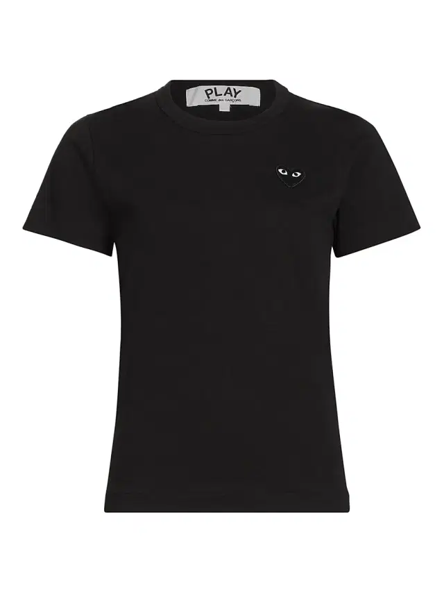 Comme des Garçons PLAY Women's Heart T-Shirt - Black