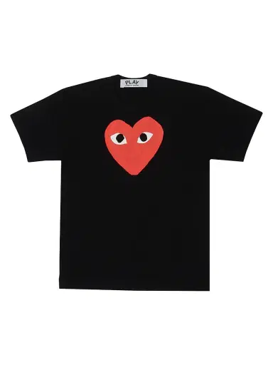 Comme des Garçons PLAY Women's Large Heart Graphic T-Shirt | Thumbnail 1 Comme des Garçons PLAY Women's Large Heart Graphic T-Shirt | Thumbnail 1