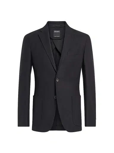 Zegna Men's Trofeo Cashmere Shirt Jacket | Thumbnail 2 Zegna Men's Trofeo Cashmere Shirt Jacket | Thumbnail 2