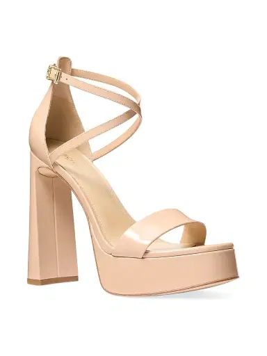 MICHAEL Michael Kors Women's Cami 125MM Leather Platform Sandals - Light Blush | Thumbnail 2 MICHAEL Michael Kors Women's Cami 125MM Leather Platform Sandals - Light Blush | Thumbnail 2