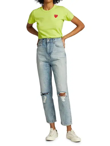 Comme des Garçons PLAY Women's Heart T-Shirt | Thumbnail 2 Comme des Garçons PLAY Women's Heart T-Shirt | Thumbnail 2