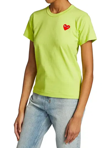 Comme des Garçons PLAY Women's Heart T-Shirt | Thumbnail 4 Comme des Garçons PLAY Women's Heart T-Shirt | Thumbnail 4