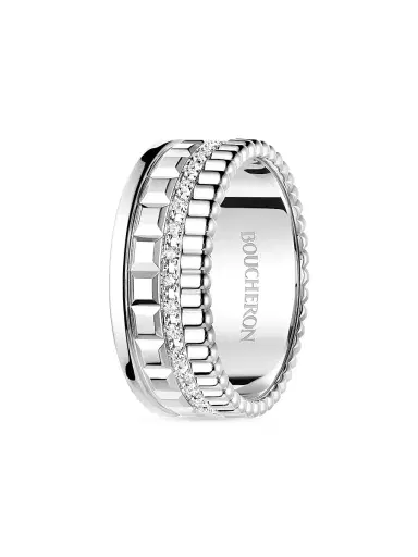 Boucheron Women's Quatre Radiant 18K White Gold & 0.24 TCW Diamond Ring | Thumbnail 3