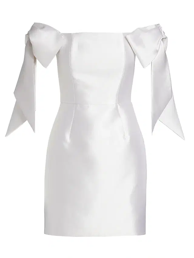 Alexia María Women's Isabella Silk-Wool Blend Minidress - White