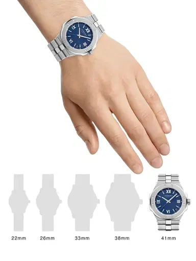 Chopard Men's Alpine Eagle Stainless Steel & Blue-Dial Bracelet Watch - Stainless Steel | Thumbnail 2