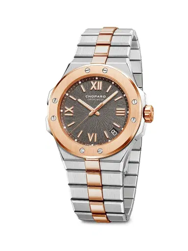 Chopard Men's Alpine Eagle 18K Rose Gold & Stainless Steel Bracelet Watch - Stainless Steel | Thumbnail 5