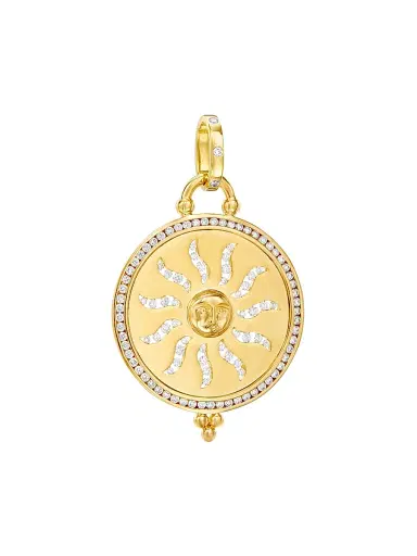 Temple St. Clair Women's Sole Aria 18K Yellow Gold & Diamond Pendant - Yellow Gold | Thumbnail 1 Temple St. Clair Women's Sole Aria 18K Yellow Gold & Diamond Pendant - Yellow Gold | Thumbnail 1