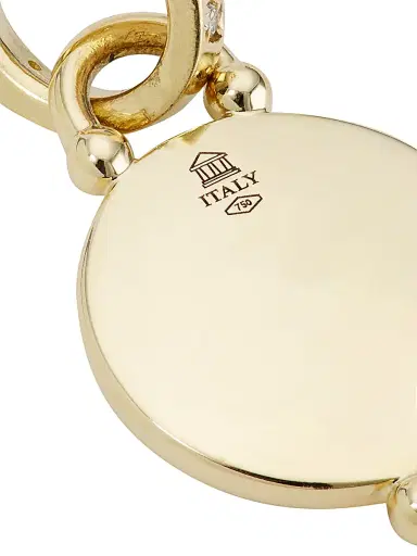 Temple St. Clair Women's Luna 18K Yellow Gold & Diamond Pendant - Yellow Gold | Thumbnail 3