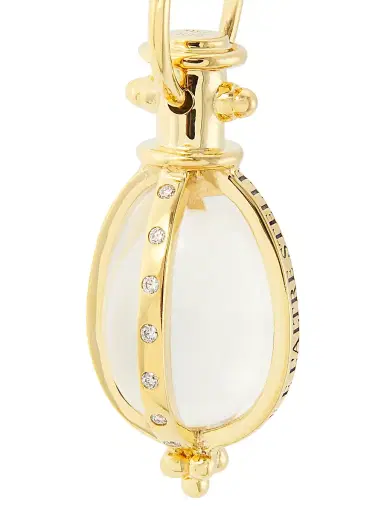 Temple St. Clair Women's Astrid 18K Yellow Gold, Crystal & Diamond Pendant - Yellow Gold | Thumbnail 5
