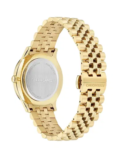 FERRAGAMO Men's Ferragamo Duo Goldtone Stainless Steel Bracelet Watch/40MM - Yellow Gold | Thumbnail 3
