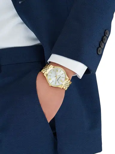 FERRAGAMO Men's Ferragamo Duo Goldtone Stainless Steel Bracelet Watch/40MM - Yellow Gold | Thumbnail 5