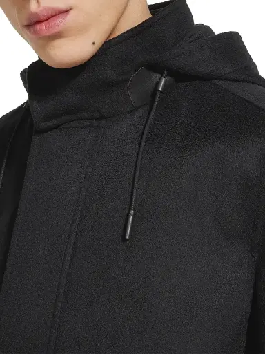 Zegna Men's Oasi Cashmere Elements Cima Overjacket - Black - Size 50 | Thumbnail 4