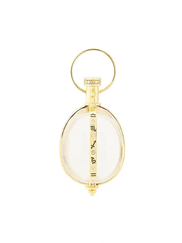 Women's Celestial 18K Yellow Gold, Diamond & Crystal Astrid Amulet - Yellow Gold