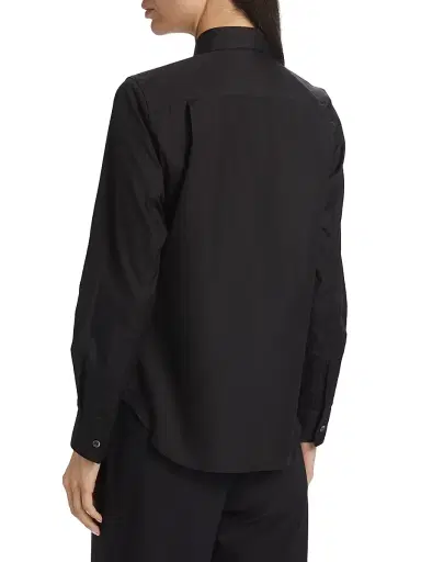 Comme des Garçons PLAY Women's Heart Button Down Shirt - Black - Size Medium | Thumbnail 5 Comme des Garçons PLAY Women's Heart Button Down Shirt - Black - Size Medium | Thumbnail 5