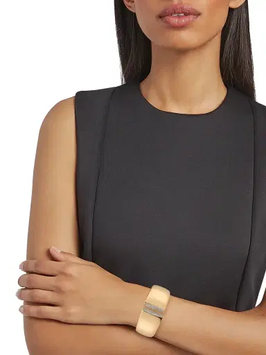 Vhernier Women's Eclisse 18K Rose Gold & 2.42 TCW Diamond Pavé Medio Bracelet - Pink | Thumbnail 2 Vhernier Women's Eclisse 18K Rose Gold & 2.42 TCW Diamond Pavé Medio Bracelet - Pink | Thumbnail 2