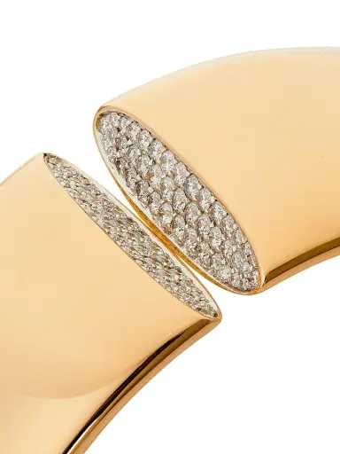 Vhernier Women's Eclisse 18K Rose Gold & 2.42 TCW Diamond Pavé Medio Bracelet - Pink | Thumbnail 3 Vhernier Women's Eclisse 18K Rose Gold & 2.42 TCW Diamond Pavé Medio Bracelet - Pink | Thumbnail 3