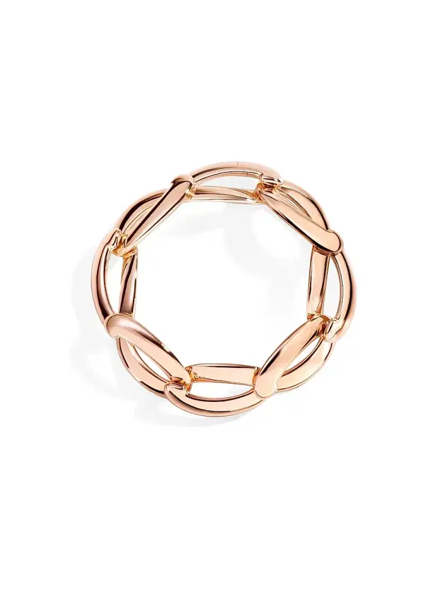 Women's Olimpia 18K Rose Gold Oval-Link Chain Bracelet/7.5" - Rose Gold