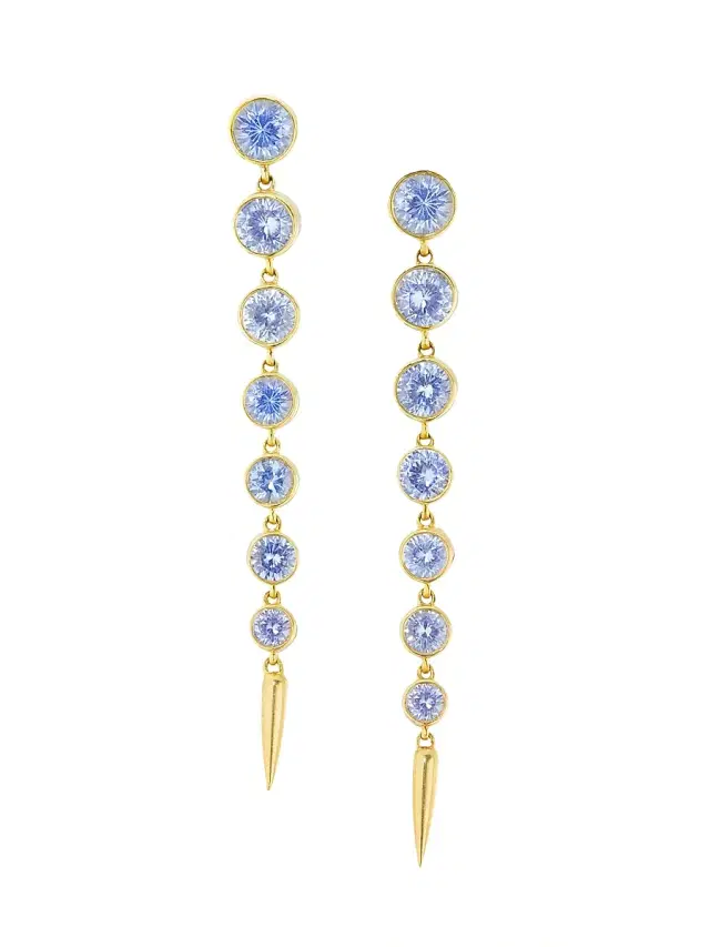 Women's 18K Yellow Gold & Emerald Fringe Earrings - Yellow Gold