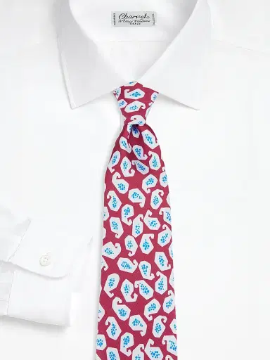 Charvet Men's Paisley Silk Tie | Thumbnail 2 Charvet Men's Paisley Silk Tie | Thumbnail 2