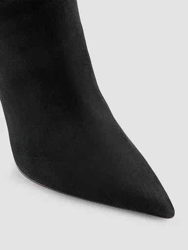 Aquazzura Women's Matignon Suede Booties - Black - Size 12 | Thumbnail 4