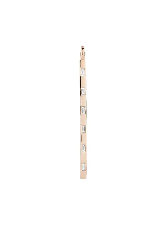 Women's Ottoline 18K Rose Gold & Diamond Bar Pendant - Rose Gold