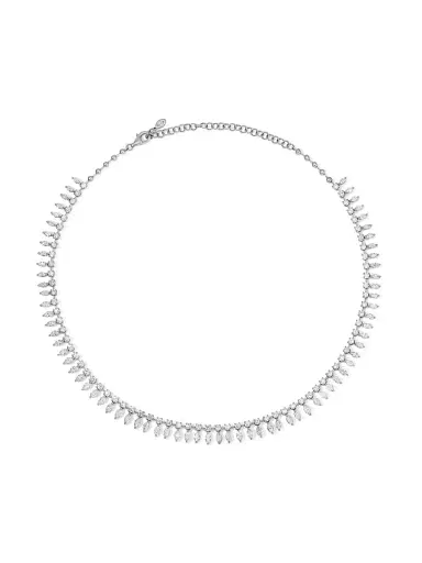 Anita Ko Women's Shaker 18K White Gold & Diamond Choker | Thumbnail 1 Anita Ko Women's Shaker 18K White Gold & Diamond Choker | Thumbnail 1