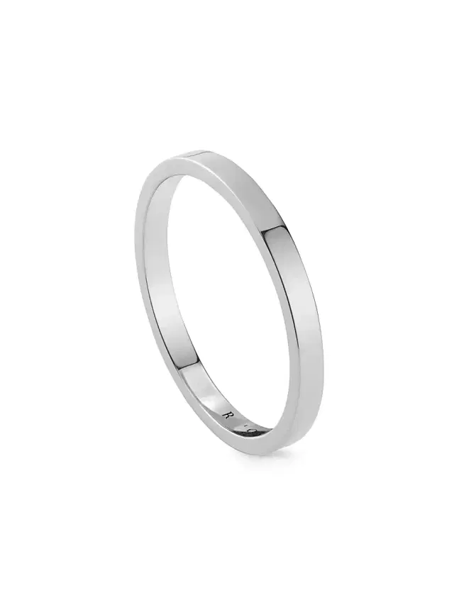 Women's Berbere Platinum Wedding Band - White Gold