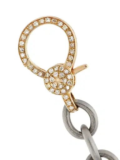 Nina Gilin Women's Black-Rhodium-Plated Silver, 14K Yellow Gold & 3.16 TCW Diamond Chain Necklace - Grey | Thumbnail 3 Nina Gilin Women's Black-Rhodium-Plated Silver, 14K Yellow Gold & 3.16 TCW Diamond Chain Necklace - Grey | Thumbnail 3