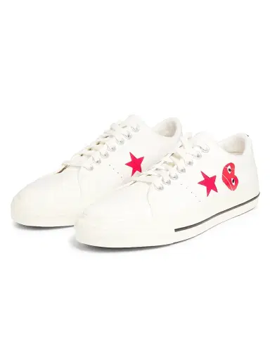 Comme des Garçons PLAY Men's One Star Low-Top Sneakers | Thumbnail 2 Comme des Garçons PLAY Men's One Star Low-Top Sneakers | Thumbnail 2