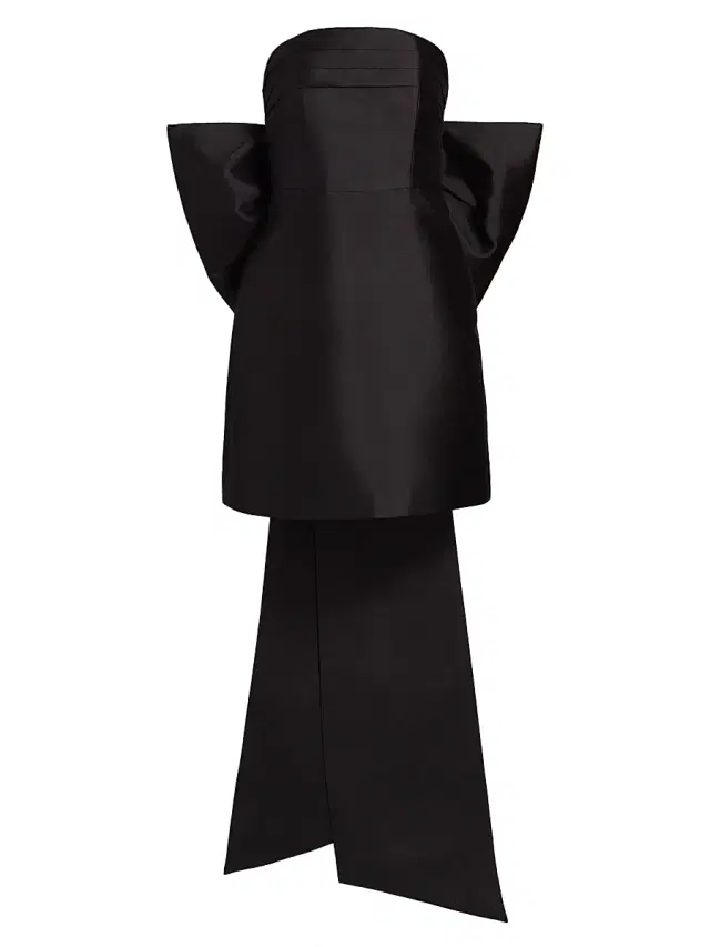 Alexia María Women's Sophie Bow-Embellished Minidress - Black