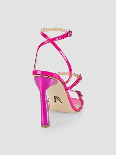 Paul Andrew Women's Slinky Strappy Leather Sandals - Fuchsia | Thumbnail 3