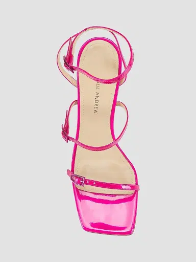Paul Andrew Women's Slinky Strappy Leather Sandals - Fuchsia | Thumbnail 5