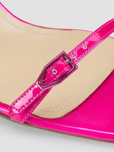 Paul Andrew Women's Slinky Strappy Leather Sandals - Fuchsia | Thumbnail 6