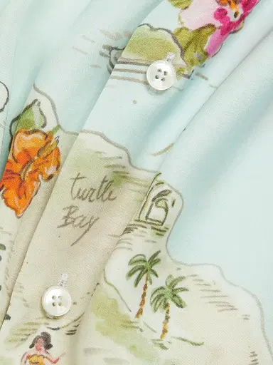 Saks Fifth Avenue Men's COLLECTION Scenic Short-Sleeve Shirt - Green | Thumbnail 7 Saks Fifth Avenue Men's COLLECTION Scenic Short-Sleeve Shirt - Green | Thumbnail 7