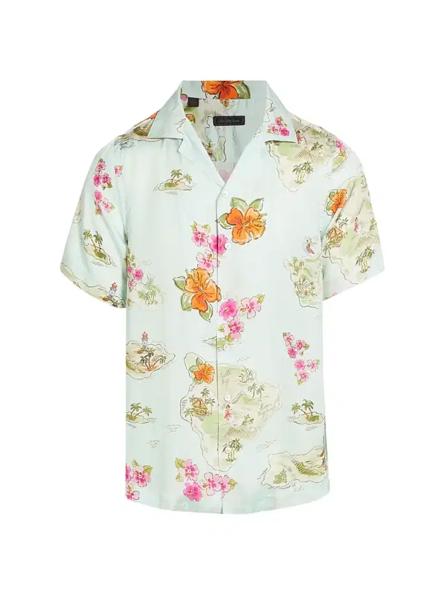 Men's COLLECTION Scenic Short-Sleeve Shirt - Green