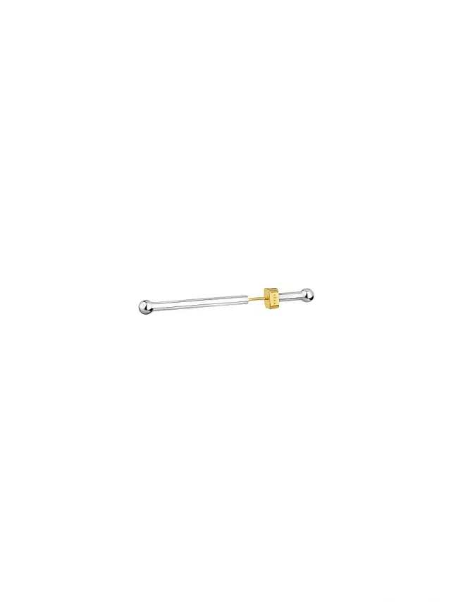 Women's Maga Circe 18K White & Yellow Gold Long Piercing Single Earring - White Gold Yellow Gold