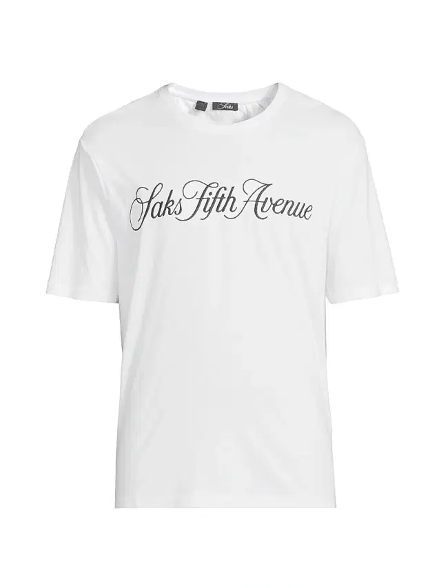 Men's COLLECTION Logo-Embroidered Cotton T-Shirt - White