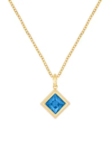 Darkai Women's Via Savona 18K Gold-Plated Cubic Zirconia 37 Pendant Necklace - Yellow Gold | Thumbnail 2 Darkai Women's Via Savona 18K Gold-Plated Cubic Zirconia 37 Pendant Necklace - Yellow Gold | Thumbnail 2