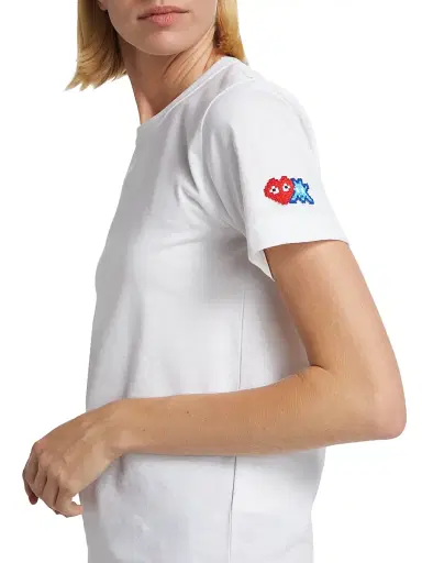 Comme des Garçons PLAY Women's Short-Sleeve Cotton T-Shirt | Thumbnail 5 Comme des Garçons PLAY Women's Short-Sleeve Cotton T-Shirt | Thumbnail 5
