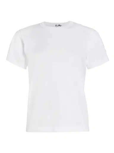 Comme des Garçons PLAY Women's Short-Sleeve Cotton T-Shirt | Thumbnail 1 Comme des Garçons PLAY Women's Short-Sleeve Cotton T-Shirt | Thumbnail 1