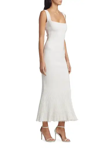 GALVAN LONDON Women's Atalanta Sleeveless Beaded Maxi-Dress - Pearl - Size XL | Thumbnail 4 GALVAN LONDON Women's Atalanta Sleeveless Beaded Maxi-Dress - Pearl - Size XL | Thumbnail 4