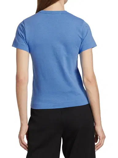 Comme des Garçons PLAY Women's Short-Sleeve Heart-Patch T-Shirt | Thumbnail 4