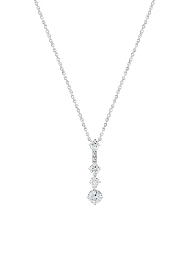 Women's Arpeggia 18K White Gold & Diamond Pendant Necklace - White Gold