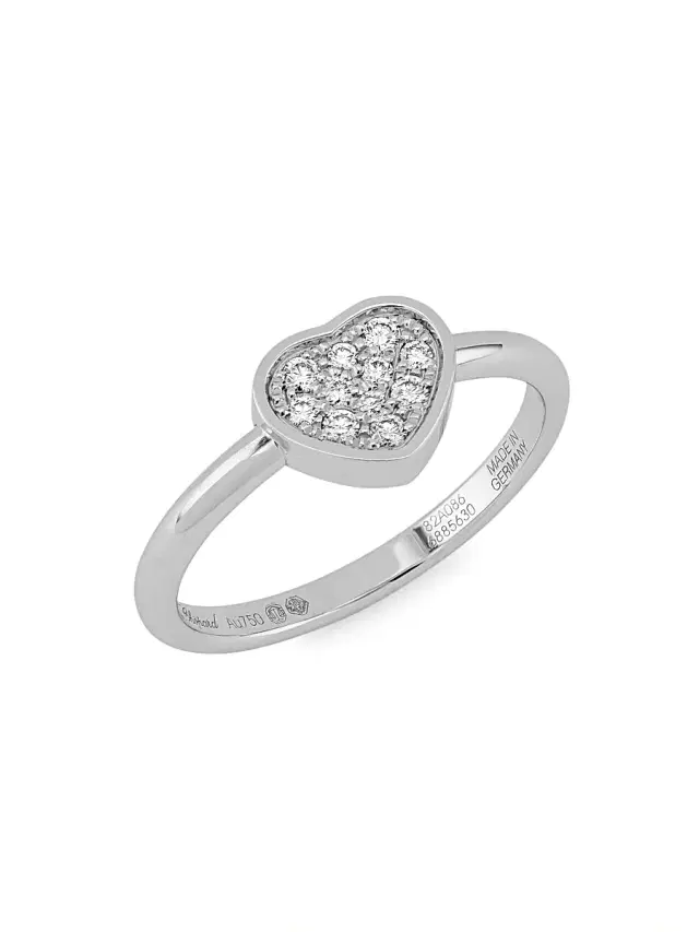 Women's My Happy Hearts 18K White Gold & Diamond Ring