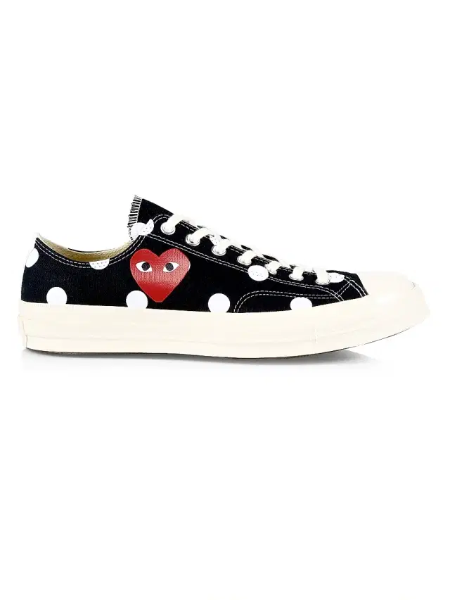 CdG Play x Converse Men's Polka Dot Low-Top Sneakers - Black