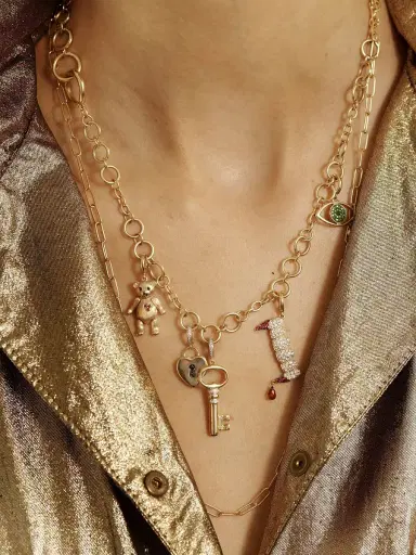 Annoushka Women's Mythology 18K Yellow Gold & 0.40 TCW Diamond Heart Lock Charm Pendant | Thumbnail 1 Annoushka Women's Mythology 18K Yellow Gold & 0.40 TCW Diamond Heart Lock Charm Pendant | Thumbnail 1