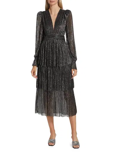 Sabina Musáyev Women's Marais Sequin Knit Midi-Dress - Black - Size XS | Thumbnail 3 Sabina Musáyev Women's Marais Sequin Knit Midi-Dress - Black - Size XS | Thumbnail 3