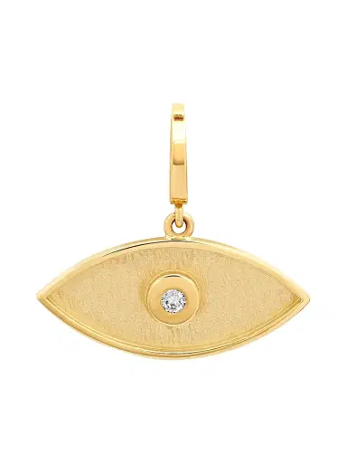 Shylee Rose Jewelry Women's 14K Yellow Gold & 0.06 TCW Diamond Evil Eye Charm - Yellow Gold | Thumbnail 1 Shylee Rose Jewelry Women's 14K Yellow Gold & 0.06 TCW Diamond Evil Eye Charm - Yellow Gold | Thumbnail 1