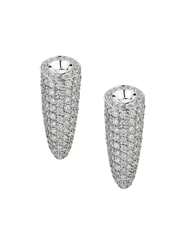 Women's Calla 18K White Gold & 1.58 TCW Diamond Stud Earrings - White Gold