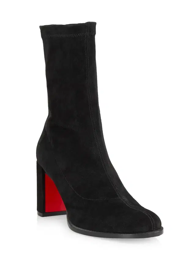 Women's Stretchadoxa 70MM Suede Booties - Black